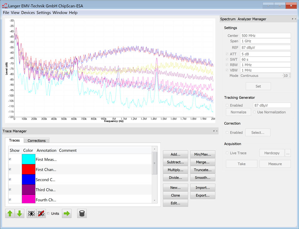 CS-ESA, ChipScan-ESA Software / USB
