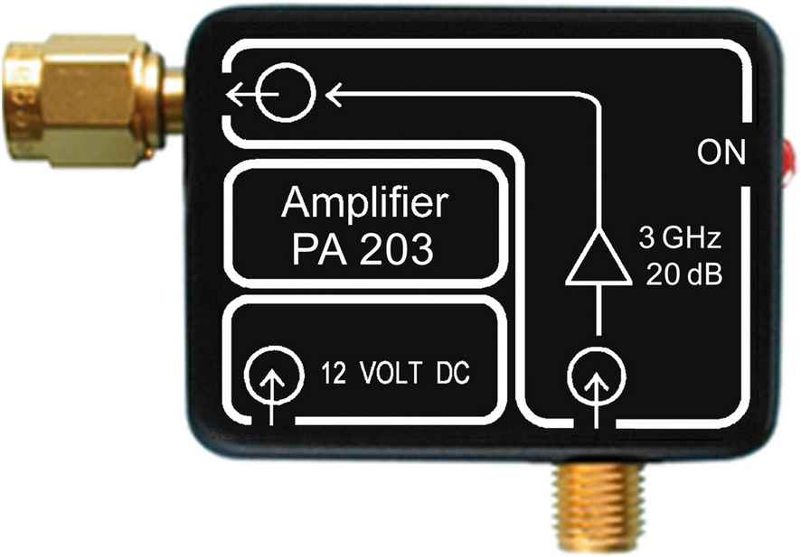 PA 203 SMA, Vorverstärker 100 kHz bis 3 GHz